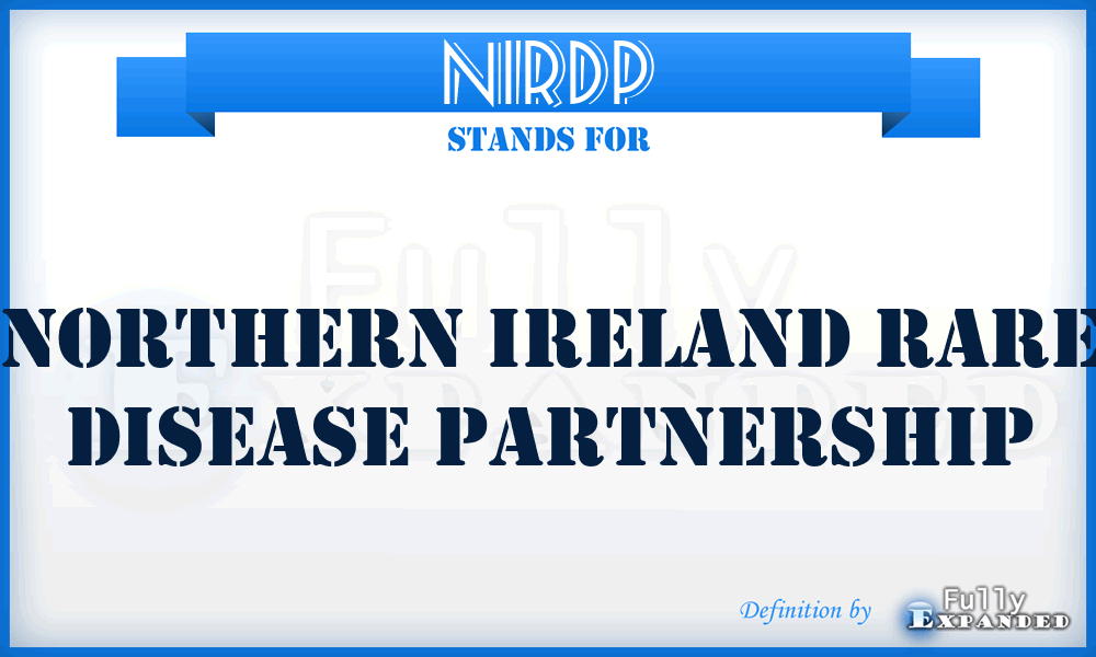 NIRDP - Northern Ireland Rare Disease Partnership