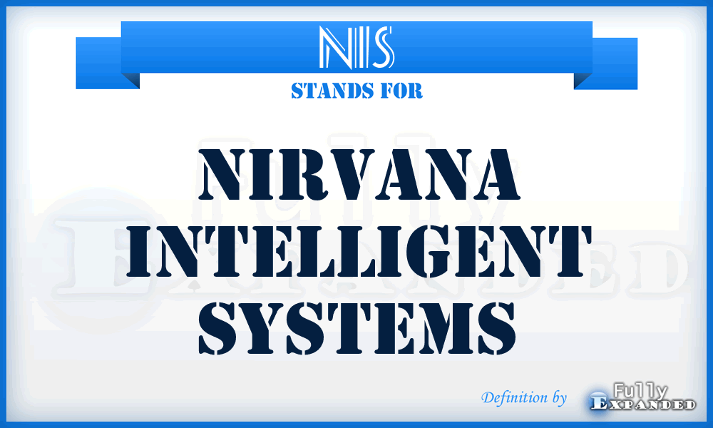 NIS - Nirvana Intelligent Systems