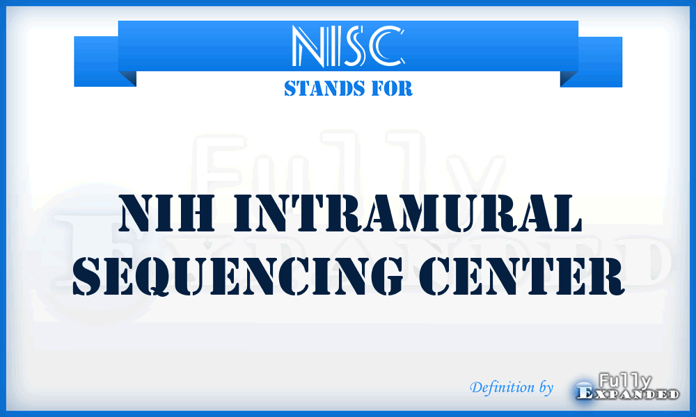 NISC - Nih Intramural Sequencing Center