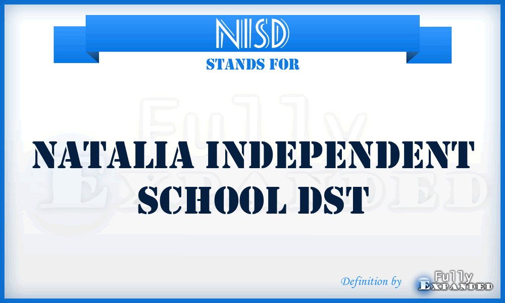 NISD - Natalia Independent School Dst