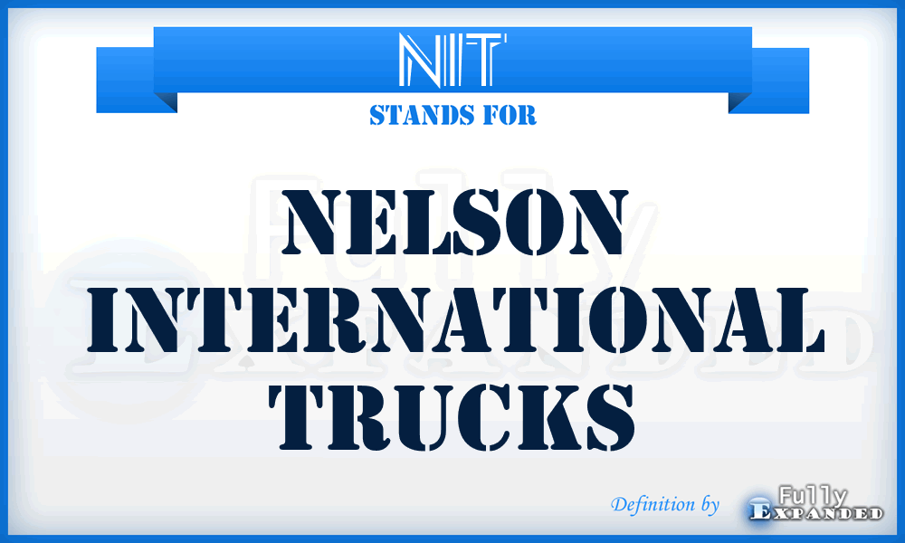 NIT - Nelson International Trucks