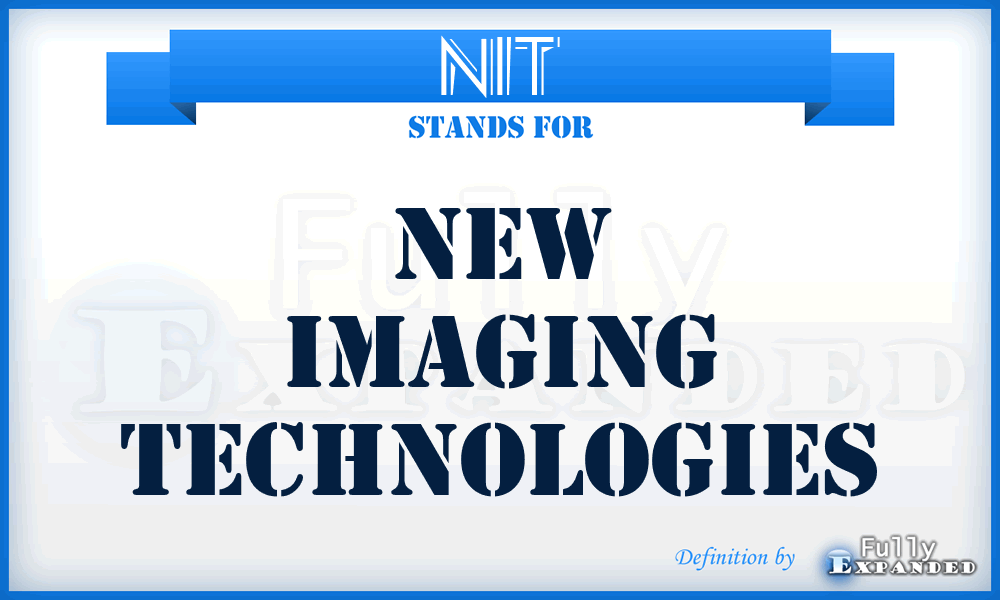 NIT - New Imaging Technologies