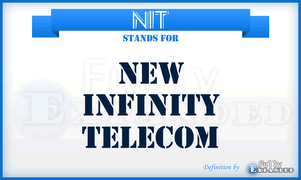 NIT - New Infinity Telecom