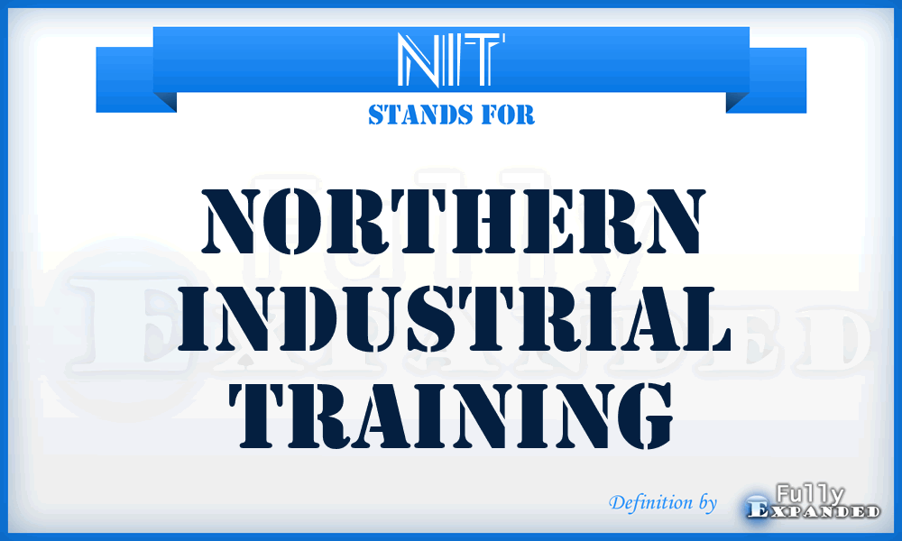 NIT - Northern Industrial Training