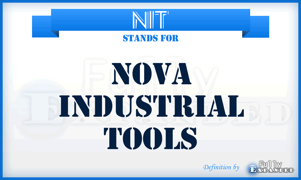 NIT - Nova Industrial Tools