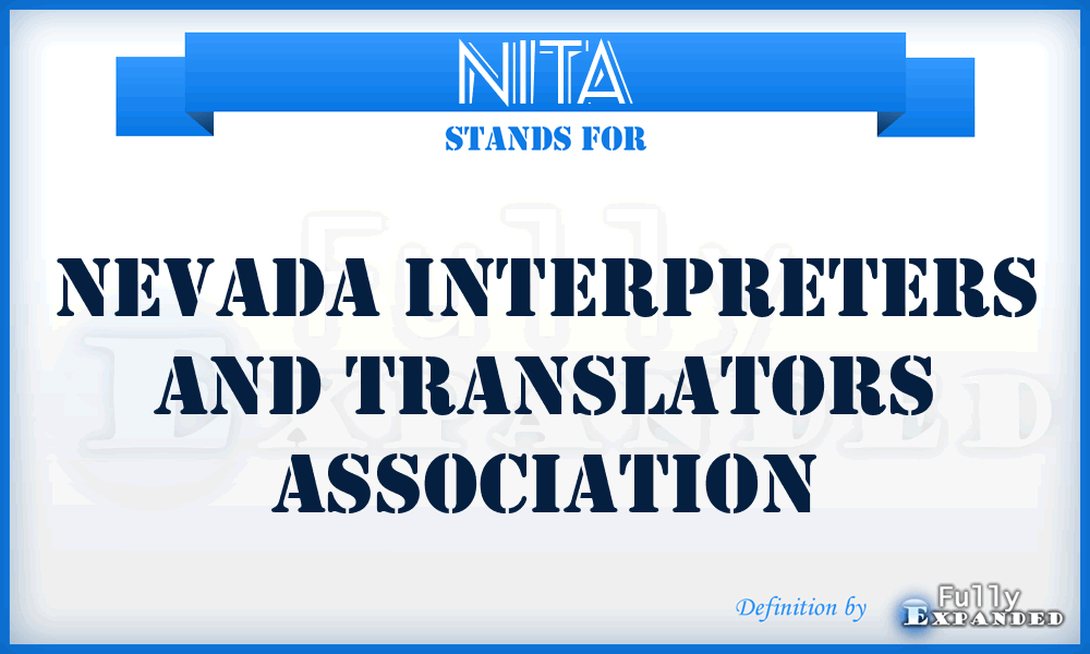 NITA - Nevada Interpreters and Translators Association