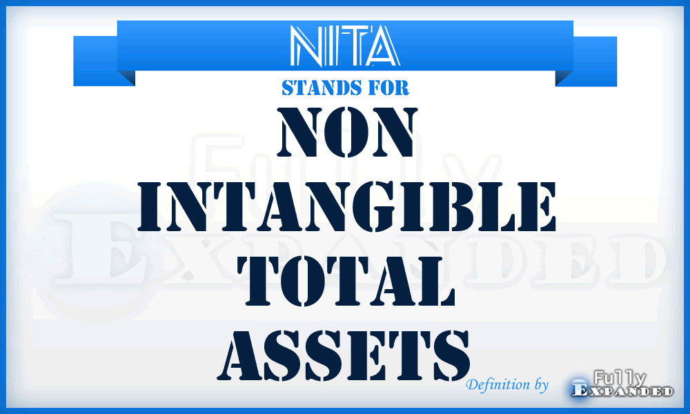 NITA - non intangible total assets