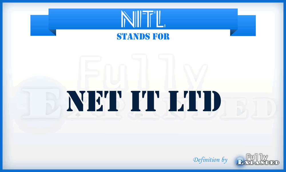 NITL - Net IT Ltd