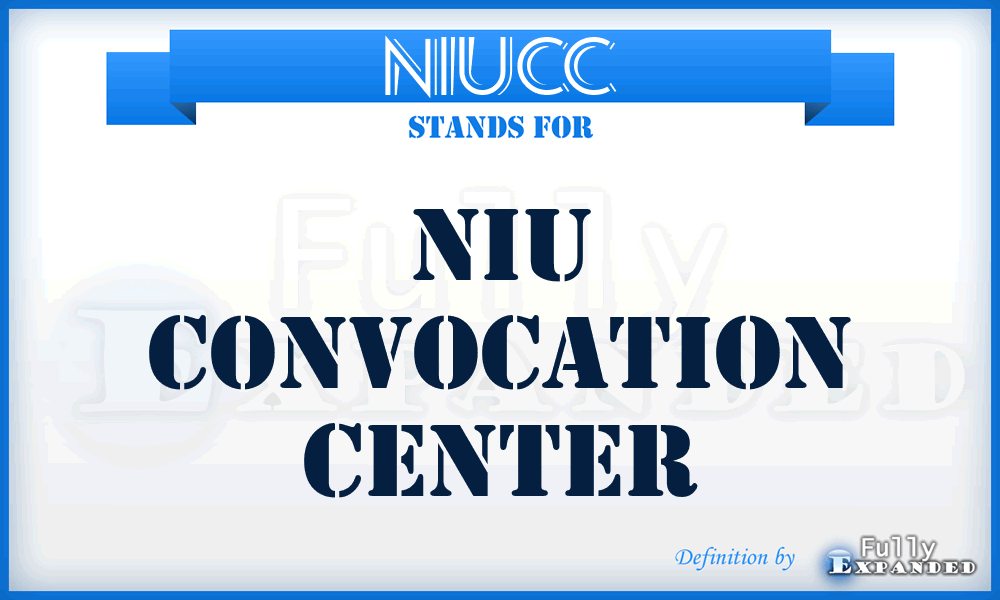 NIUCC - NIU Convocation Center