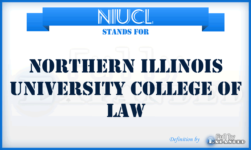 NIUCL - Northern Illinois University College of Law