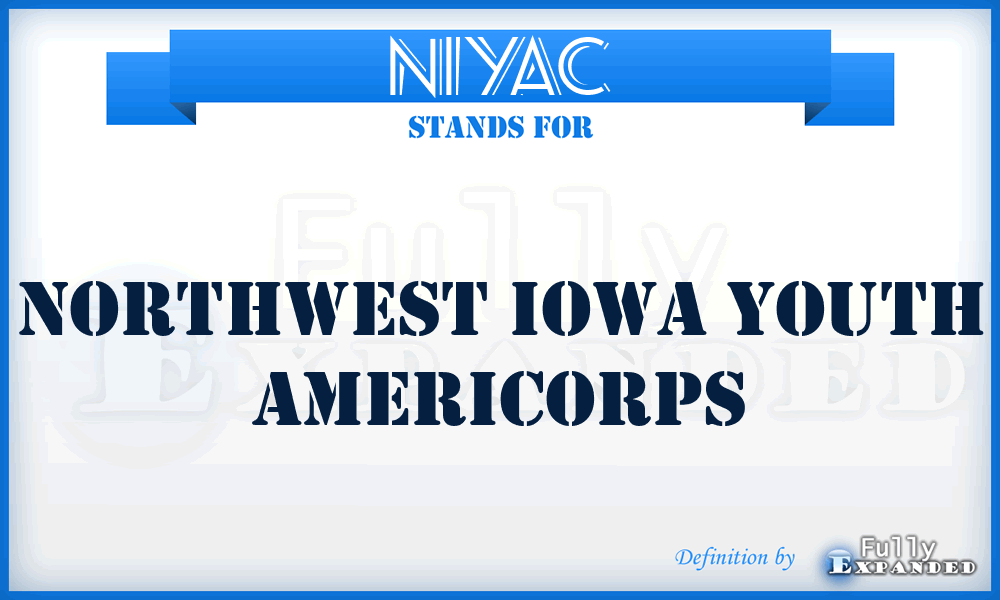 NIYAC - Northwest Iowa Youth AmeriCorps