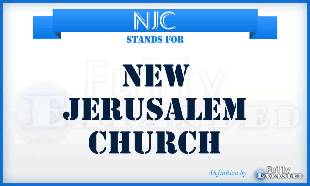 NJC - New Jerusalem Church