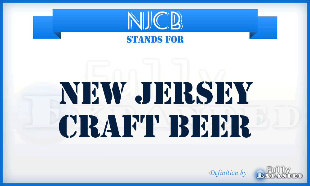 NJCB - New Jersey Craft Beer