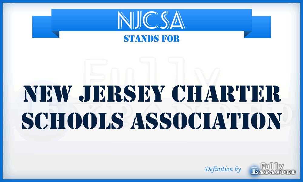 NJCSA - New Jersey Charter Schools Association