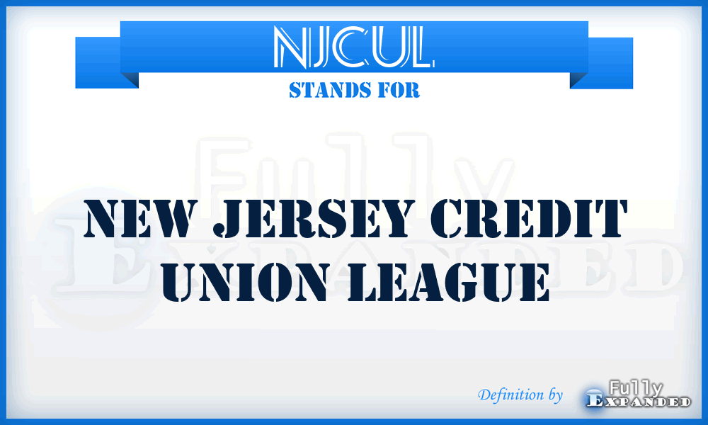 NJCUL - New Jersey Credit Union League