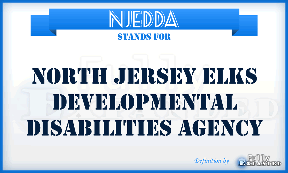 NJEDDA - North Jersey Elks Developmental Disabilities Agency