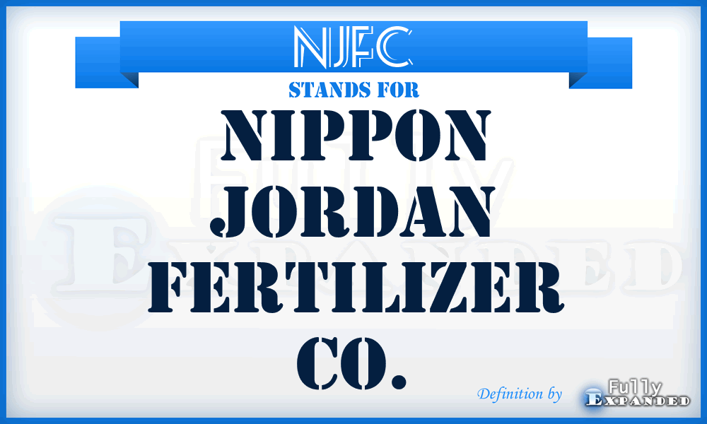 NJFC - Nippon Jordan Fertilizer Co.
