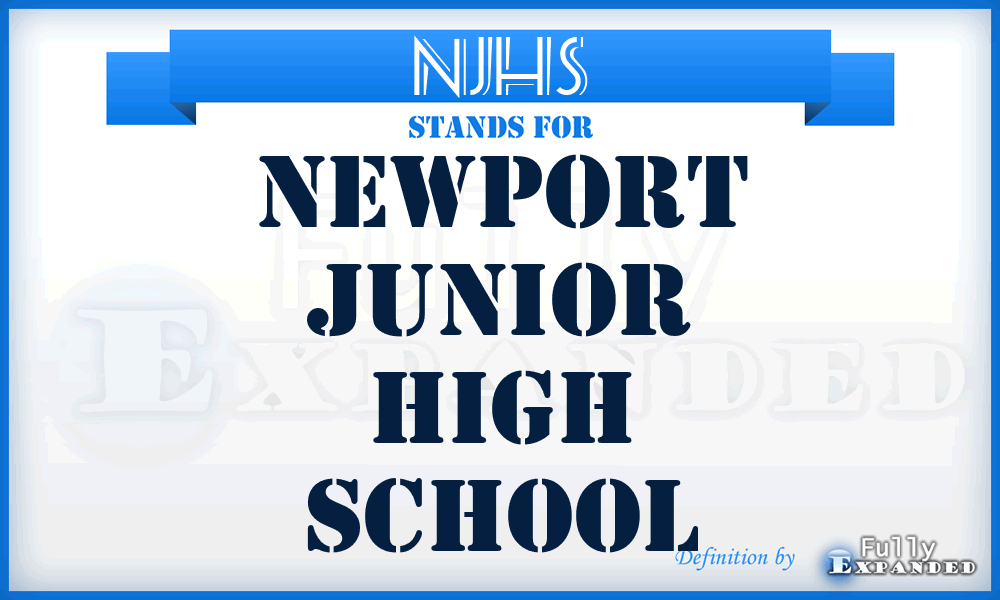 NJHS - Newport Junior High School