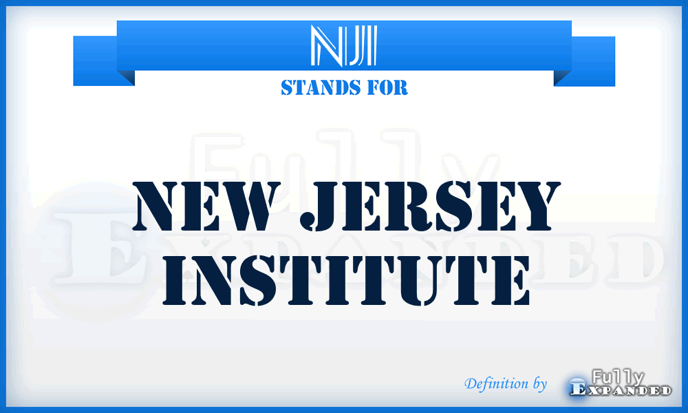 NJI - New Jersey Institute