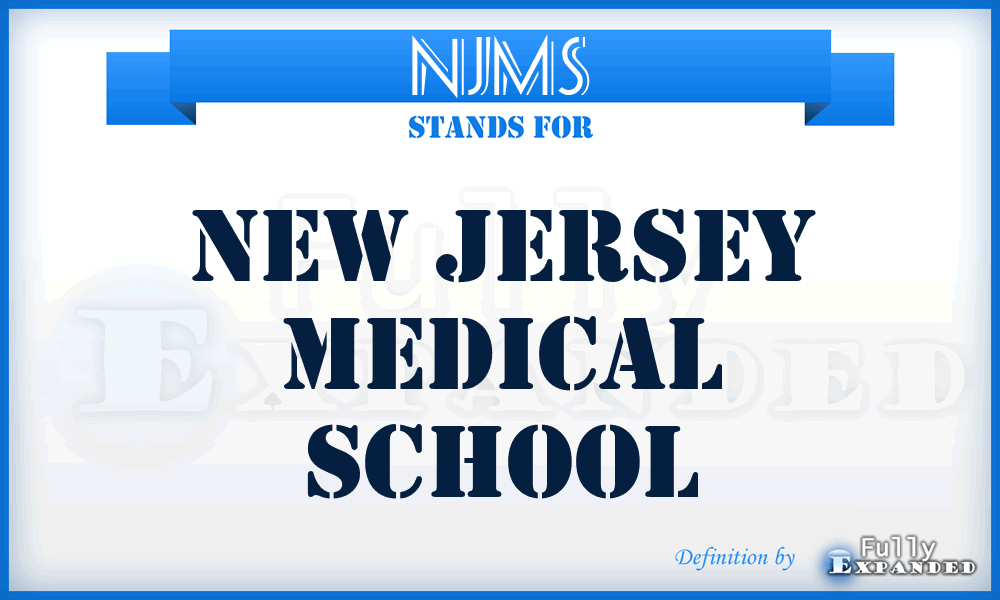 NJMS - New Jersey Medical School