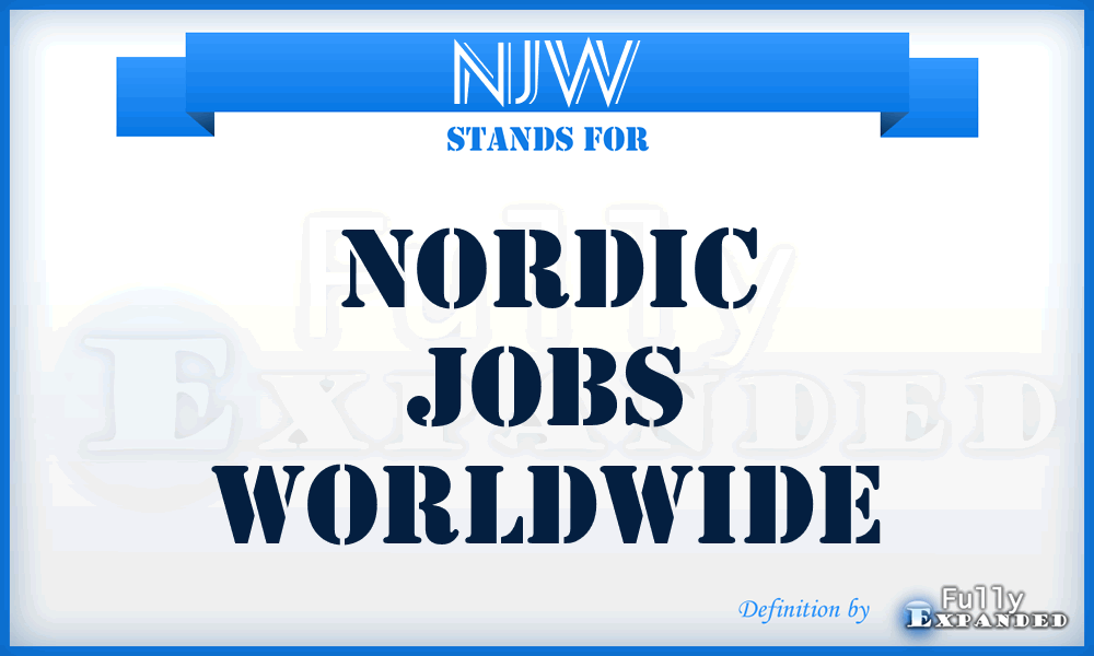 NJW - Nordic Jobs Worldwide