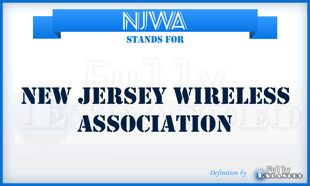 NJWA - New Jersey Wireless Association