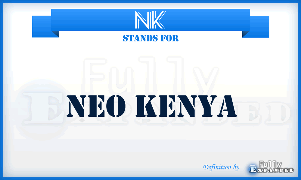 NK - Neo Kenya