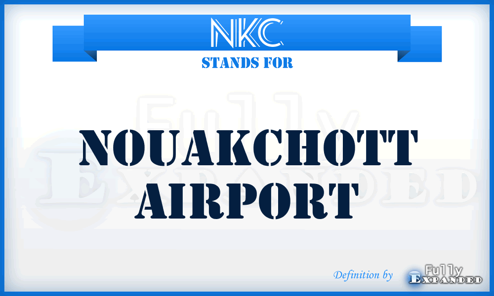 NKC - Nouakchott airport
