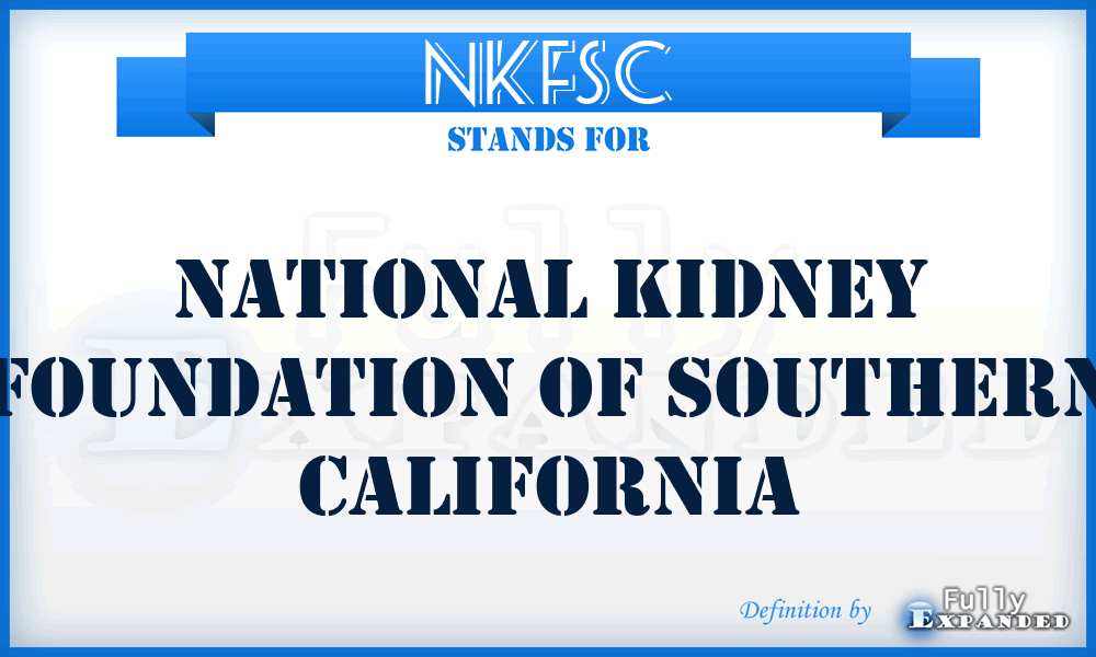 NKFSC - National Kidney Foundation of Southern California