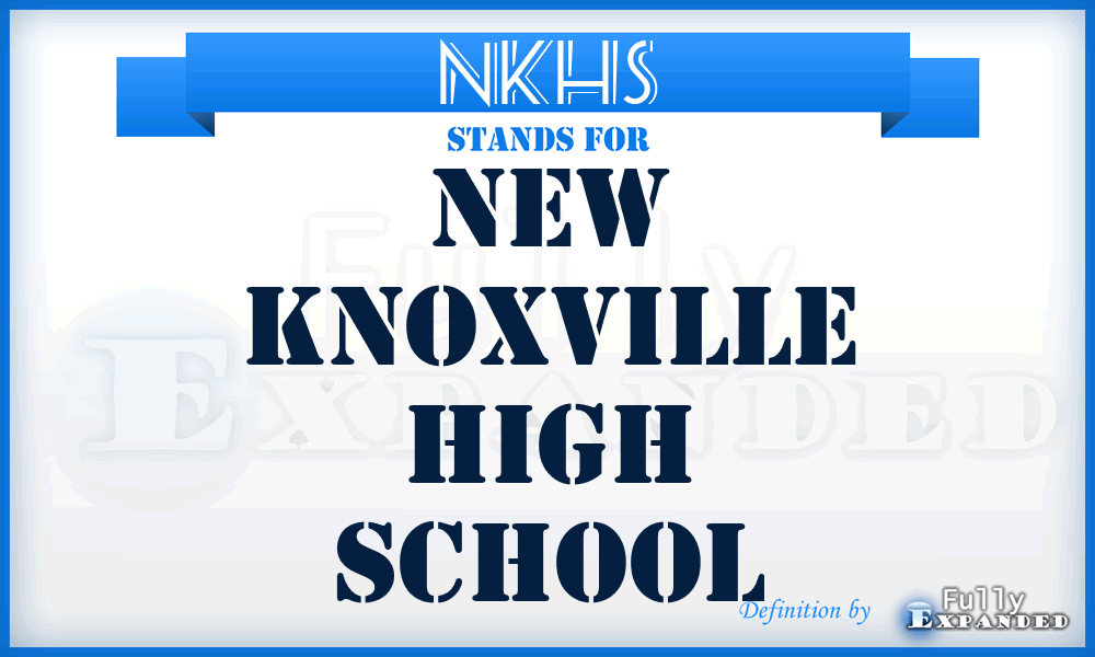 NKHS - New Knoxville High School