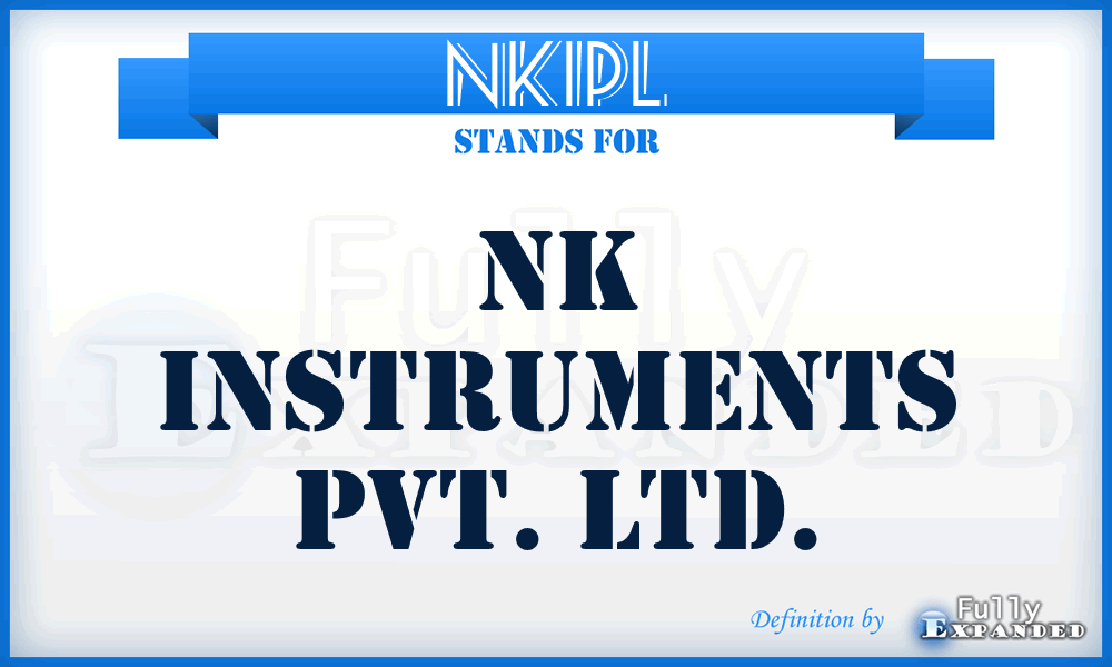 NKIPL - NK Instruments Pvt. Ltd.