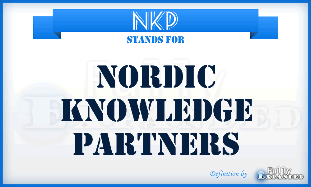 NKP - Nordic Knowledge Partners