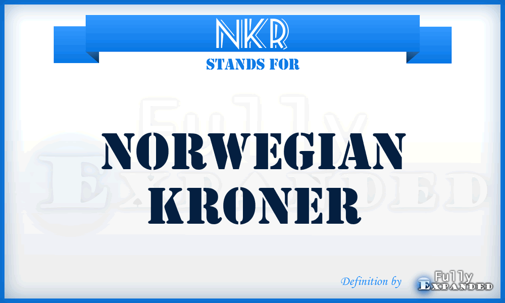 NKR - Norwegian Kroner