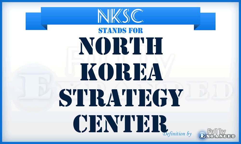 NKSC - North Korea Strategy Center