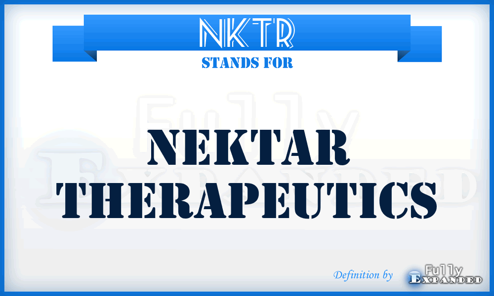 NKTR - Nektar Therapeutics