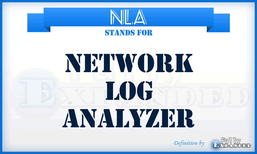 NLA - Network Log Analyzer