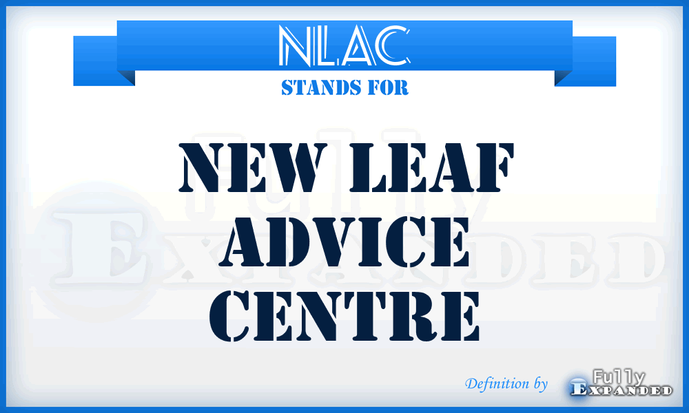 NLAC - New Leaf Advice Centre
