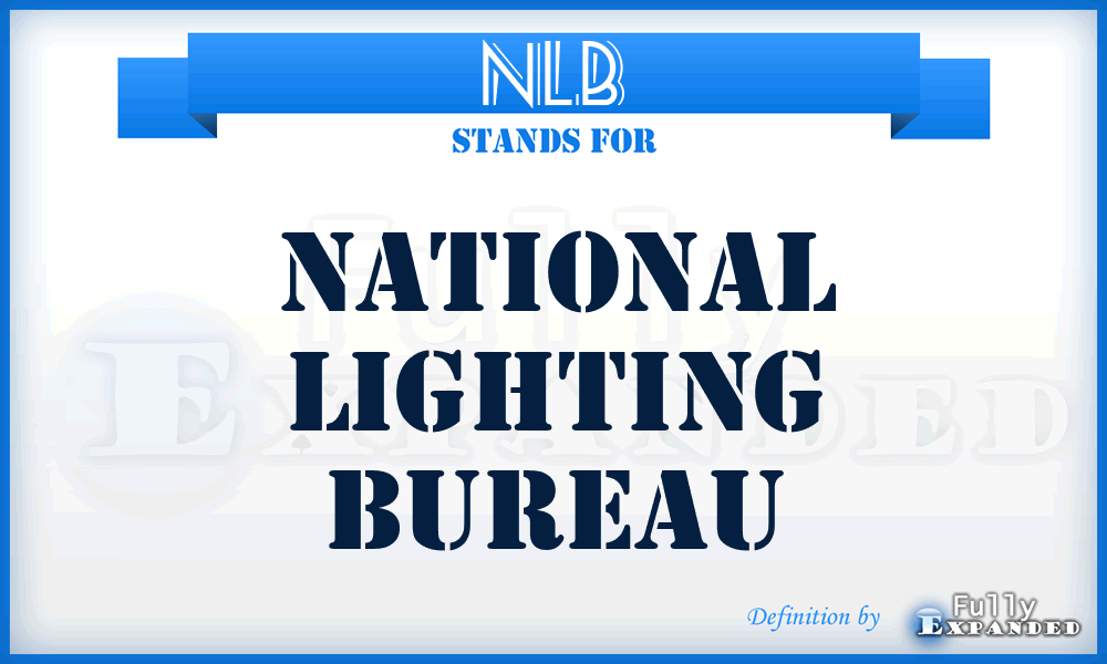 NLB - National Lighting Bureau