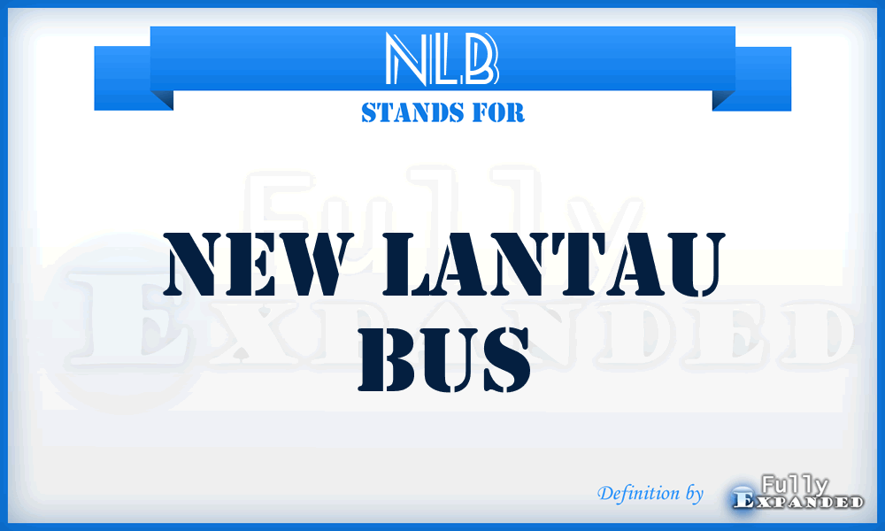 NLB - New Lantau Bus