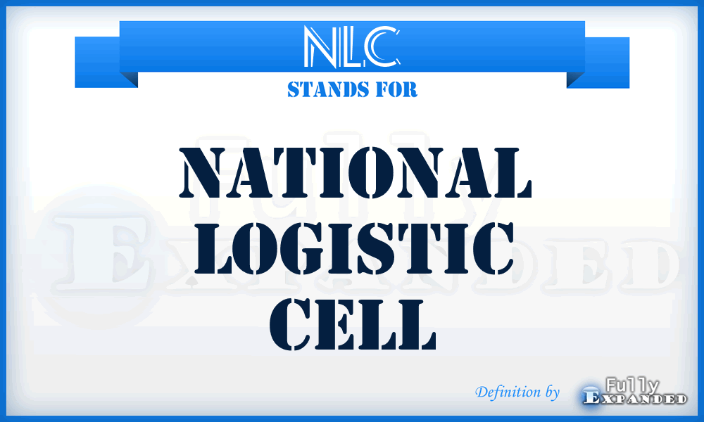 NLC - National Logistic Cell