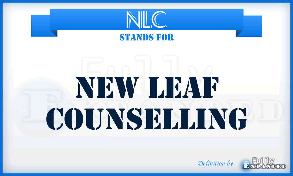 NLC - New Leaf Counselling