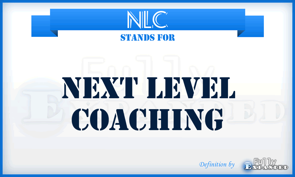 NLC - Next Level Coaching