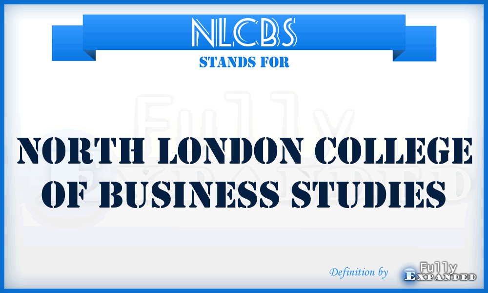 NLCBS - North London College of Business Studies