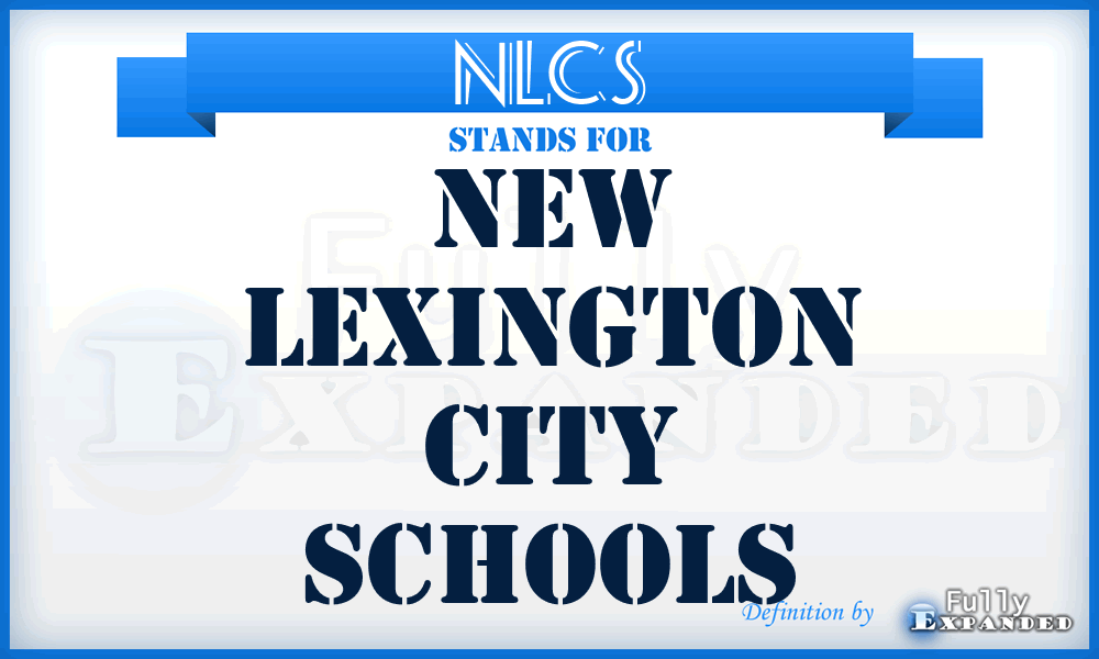 NLCS - New Lexington City Schools