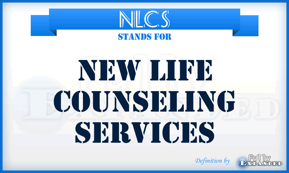 NLCS - New Life Counseling Services