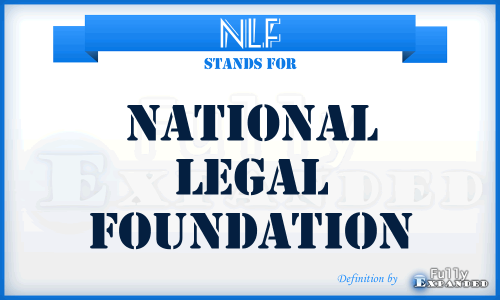 NLF - National Legal Foundation