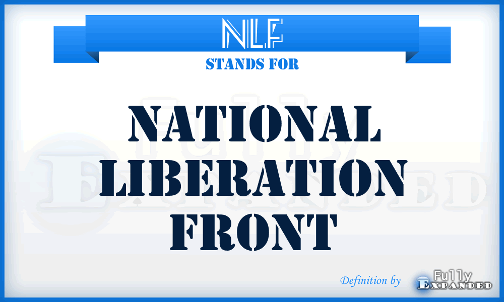 NLF - National Liberation Front