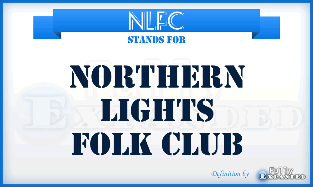 NLFC - Northern Lights Folk Club