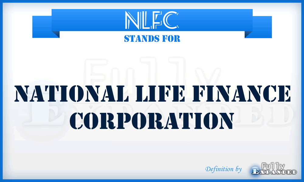 NLFC - National Life Finance Corporation