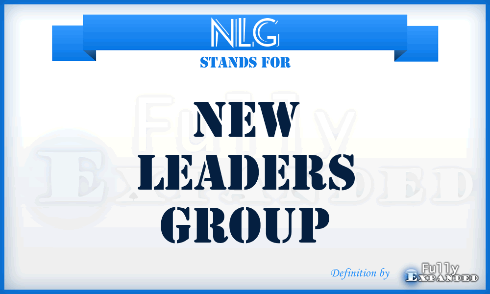 NLG - New Leaders Group